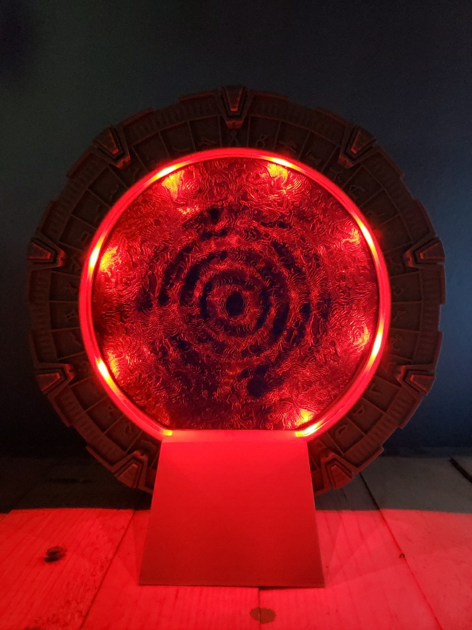 3D Printed 8.25" Stargate LED Decor - SG1 - Scifi - Novelty - Free Shipping -