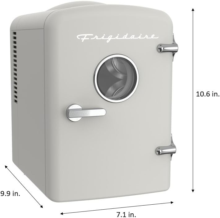 Frigidaire Mini Personal Retro Fridge Cooler 4 L (6x 12‑oz cans) EFMIS229-Moonbe