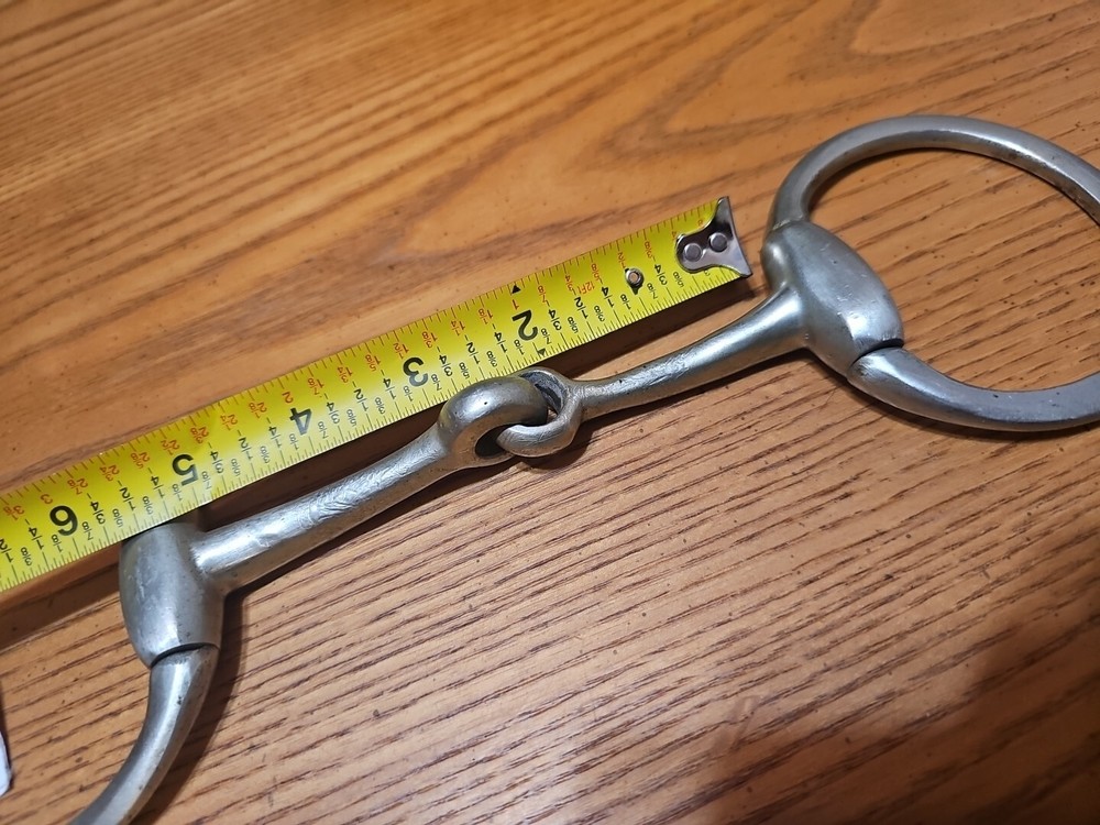 Egg Butt Snaffle 5"Brass