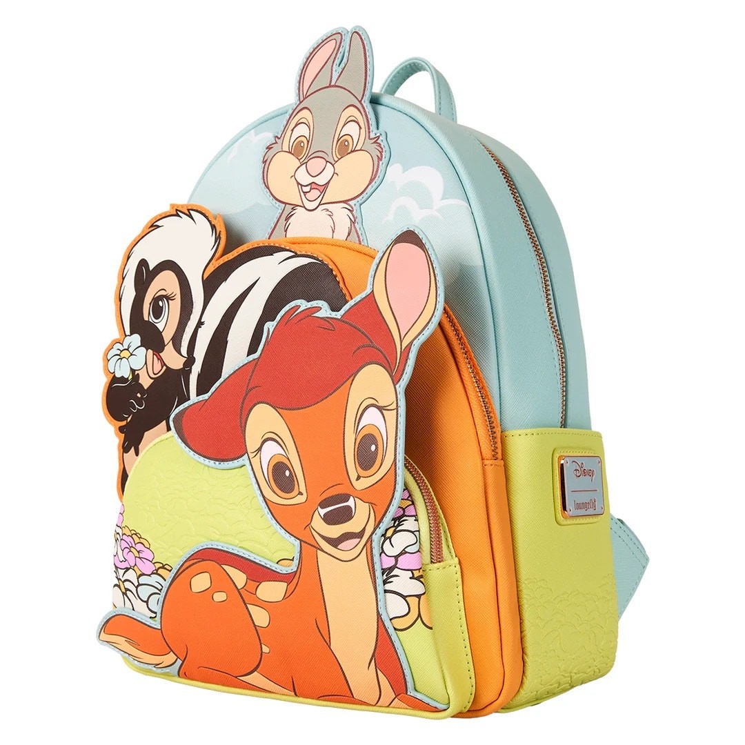 Loungefly Disney Bambi Triple Pocket Mini Backpack