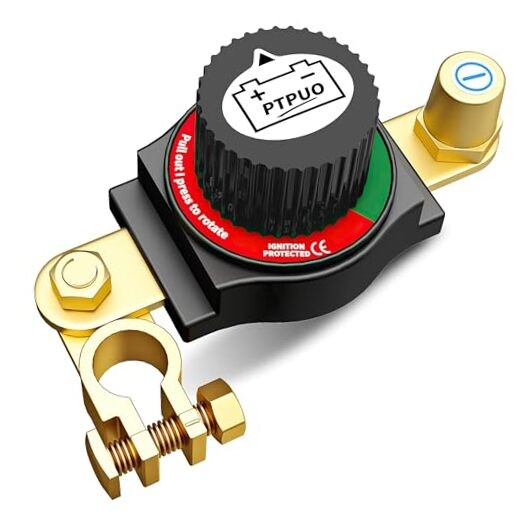 Top Post Battery Disconnect Switch, Car Battery Disconnect Negative Top Post
