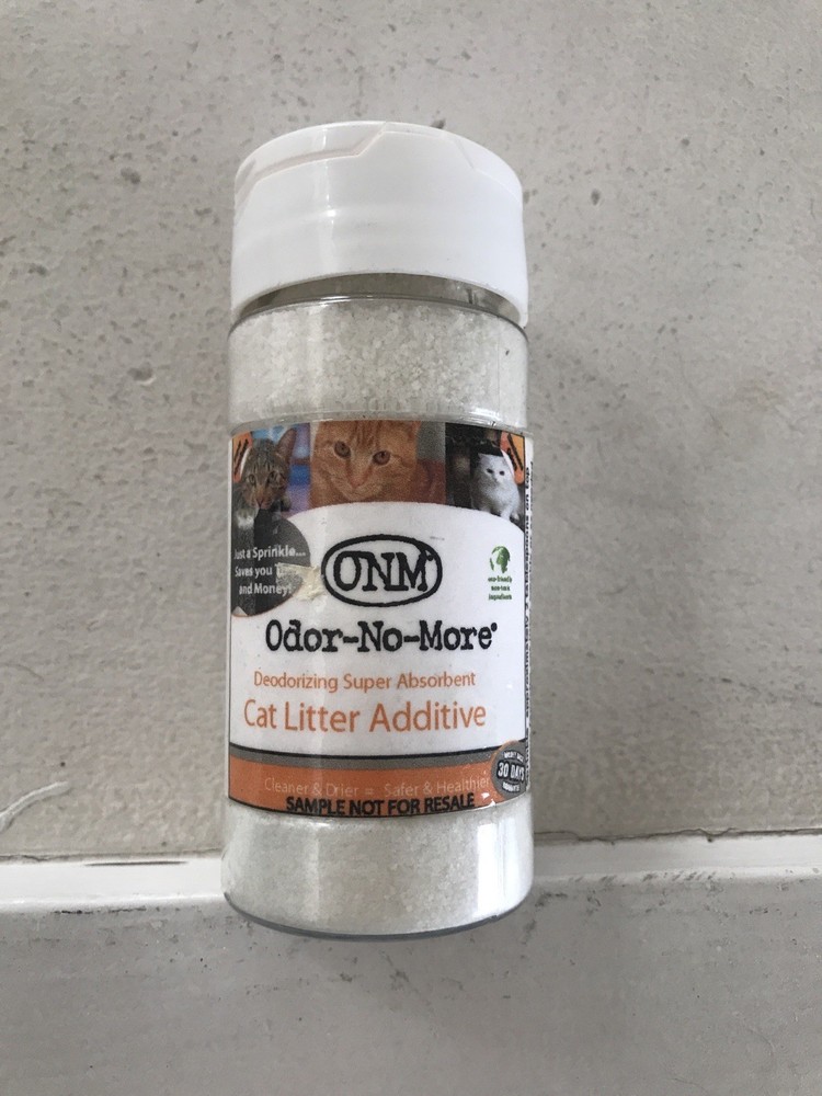Odor-No-More ONM Cat Litter Additive Sample Size.
