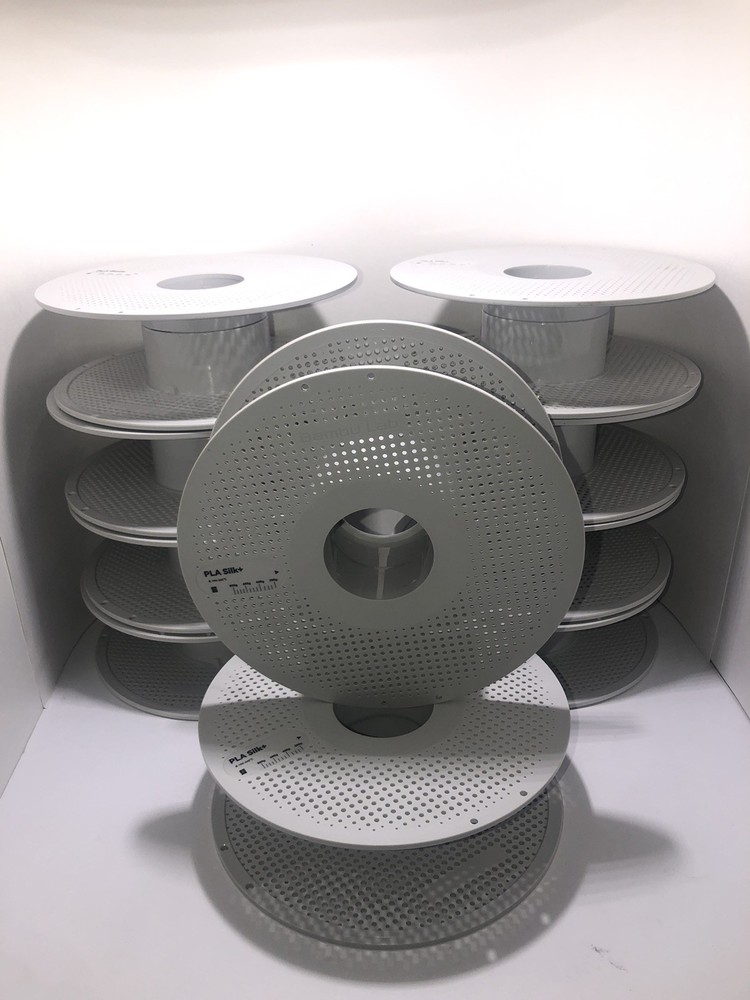 Bambu Lab 3D Printer Empty Spools 1.75mm 1kg Refillable Plastic Spools Lot of 10