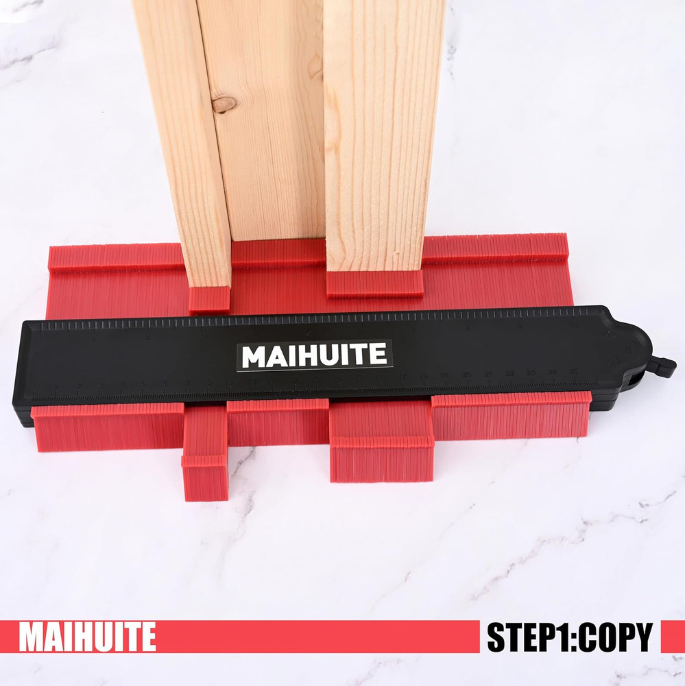 10" Contour Duplication Gauge，Adjustable Lock ，Precisely Copy Irregular Shape...