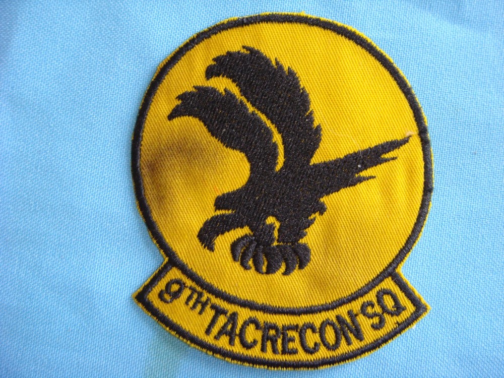 VIETNAM WAR PATCH, US 9th TACTICAL RECONNAISSANCE SQUADRON