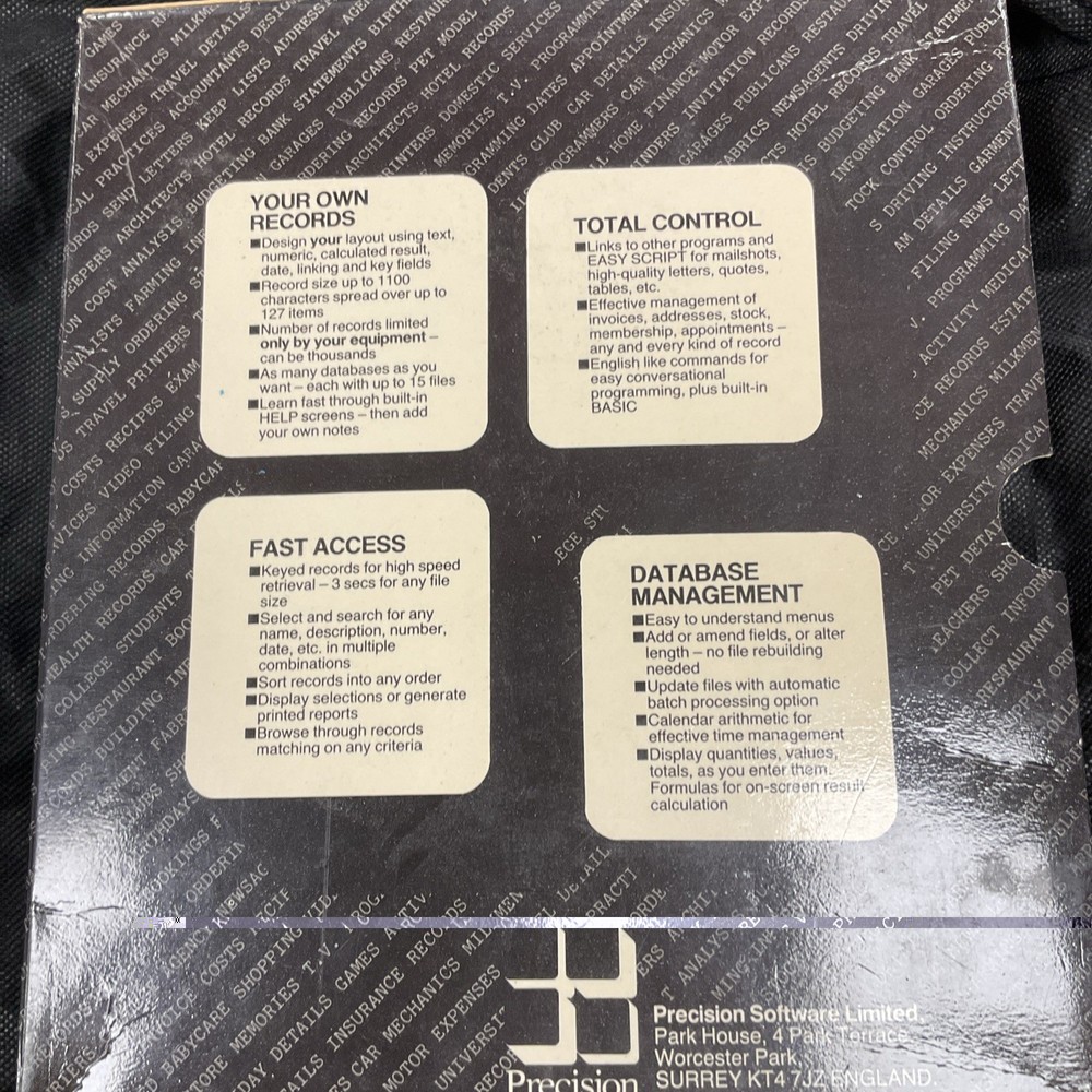 Superbase 64 Commodore Information Control System Used FREE SHIPPING