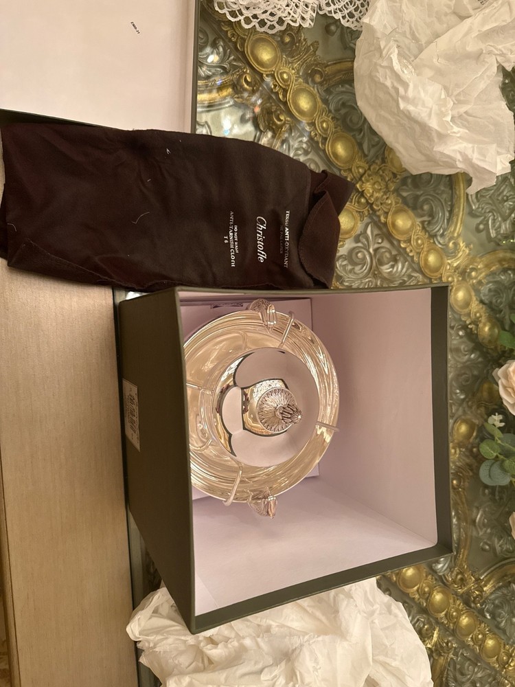 Christofle Silver-Plated Caviar Serving Set With Box