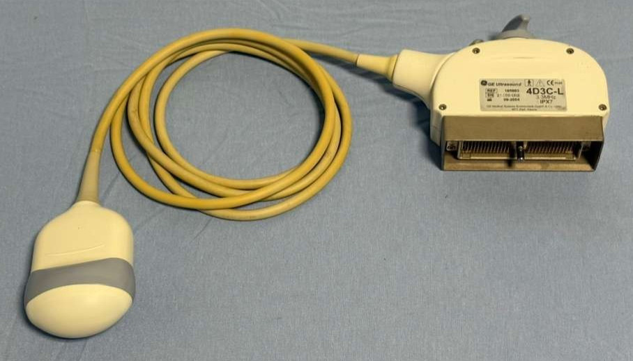 GE Medical Systems 4D3C-L Convex Array Ultrasound Transducer Probe Part 195893