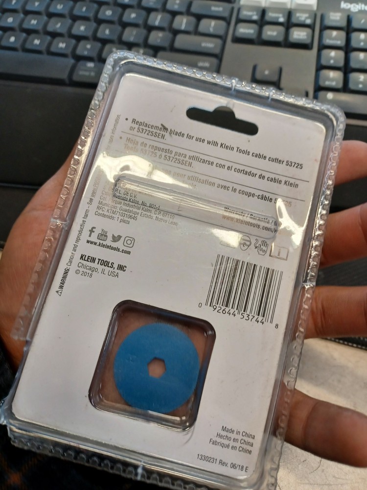 Klein Tools BX Cutter Replacement Blade Wheel 53726SEN