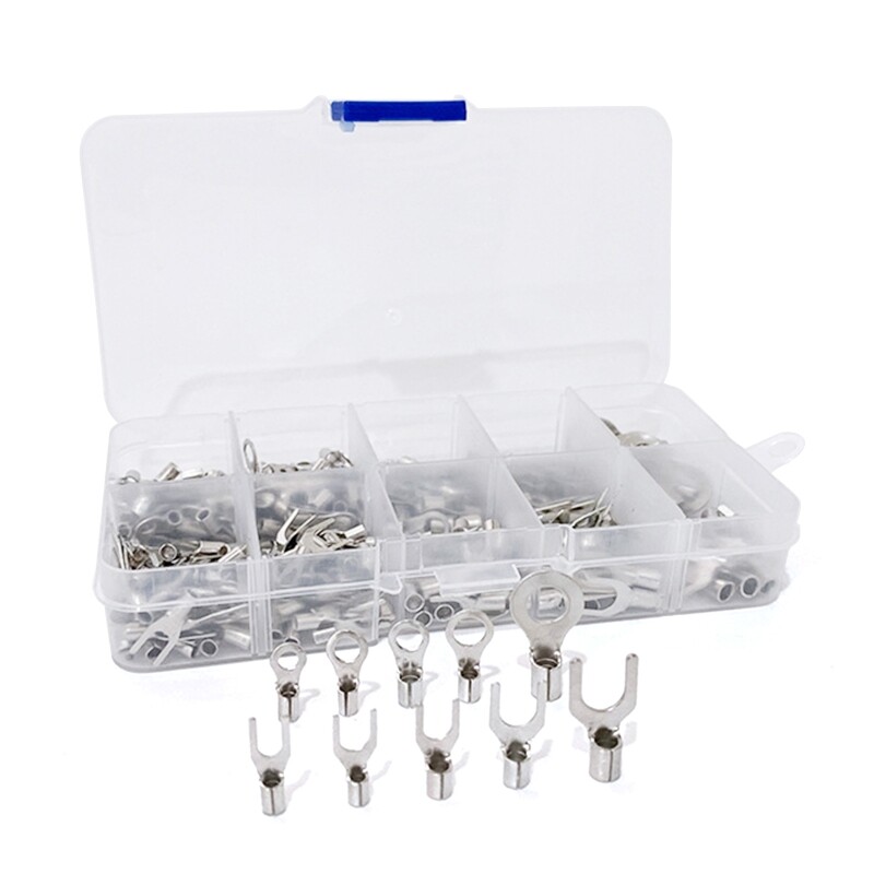 Pcs Non-Insulated Ring Fork U-Type O-Type Terminals Cable Terminals