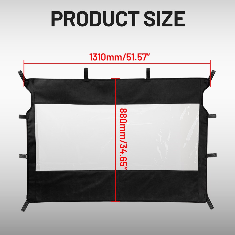 Soft Panel Rear Window Windshield Windscreen For Polaris Ranger 500 midsize 2011