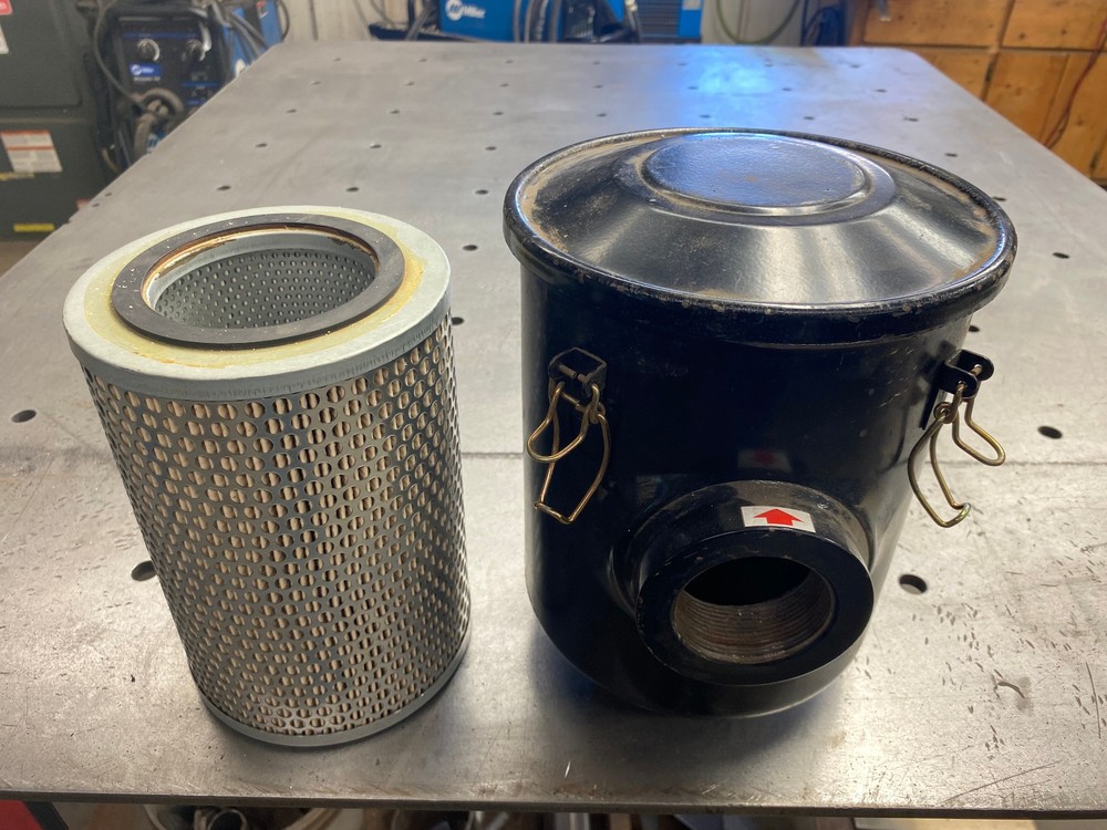 Vacuum Pump Intake Filter Assembly with filter 2"NPT Female