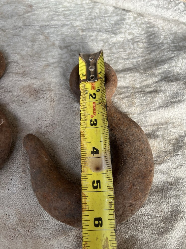 2 Old 6” Long Hooks Good Condition