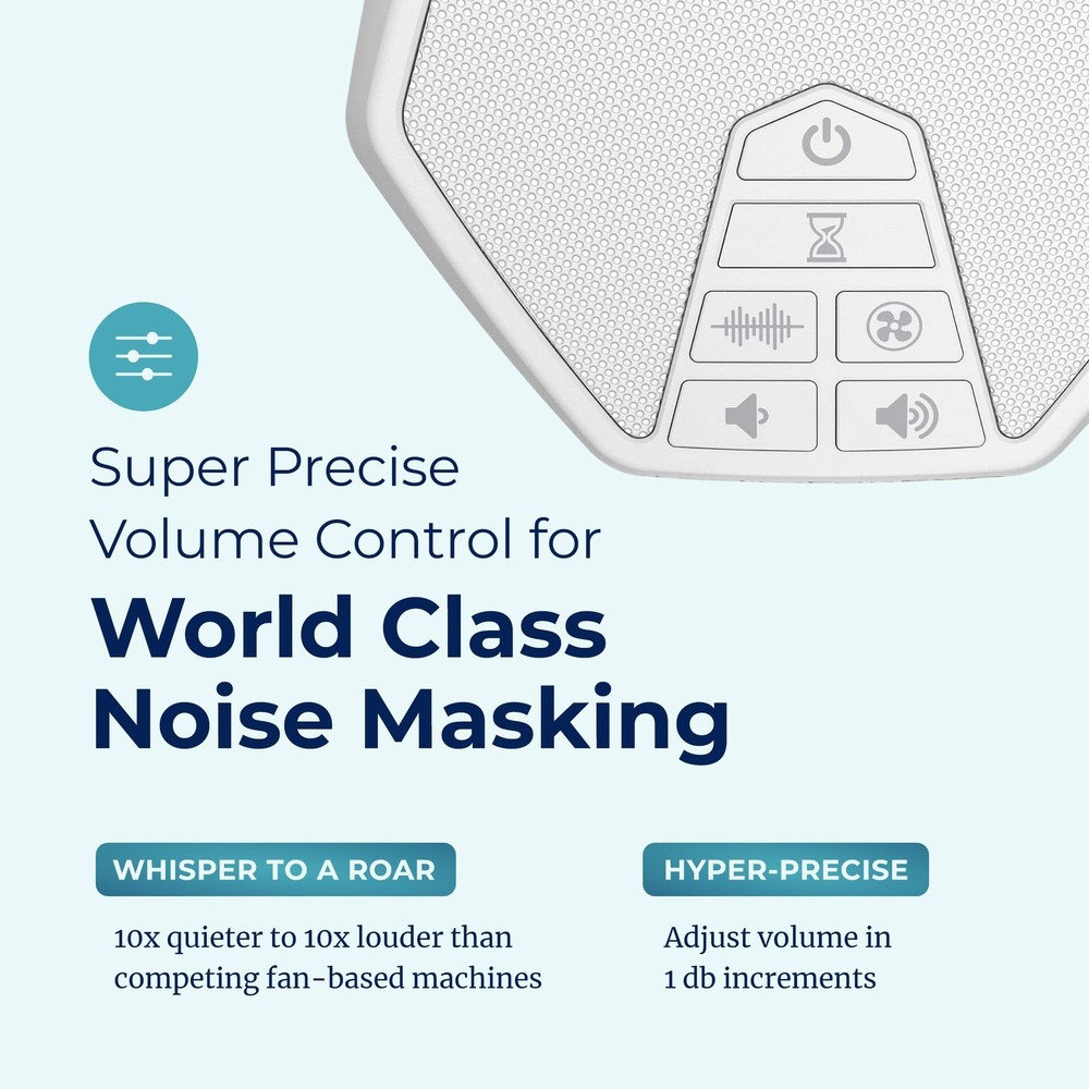 Adaptive Sound Technologies EVO White Noise Machine - Compact Sleep Sound Mac...