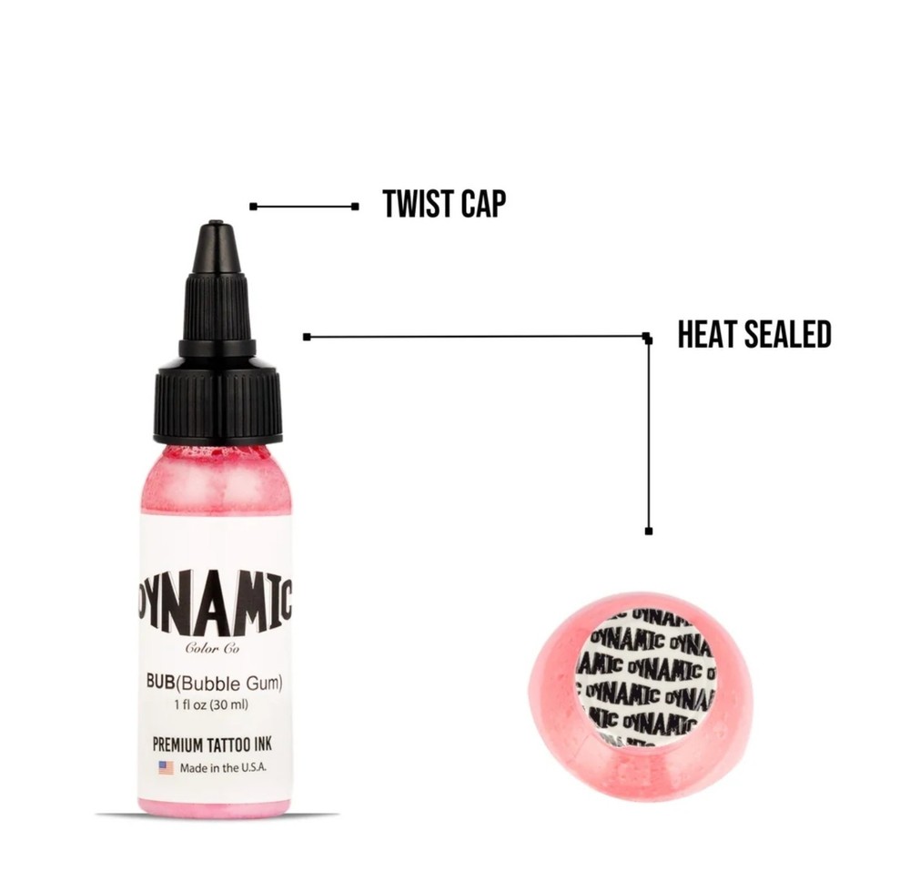 Dynamic Tattoo Ink Bubble Gum Pink