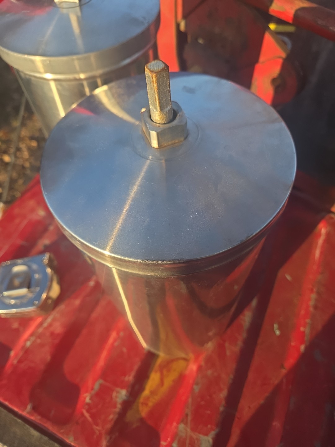 WHITE MOUNTAIN ICE CREAM FREEZER MAKER STAINLESS STEEL CANNISTER TUB 2 OF 2