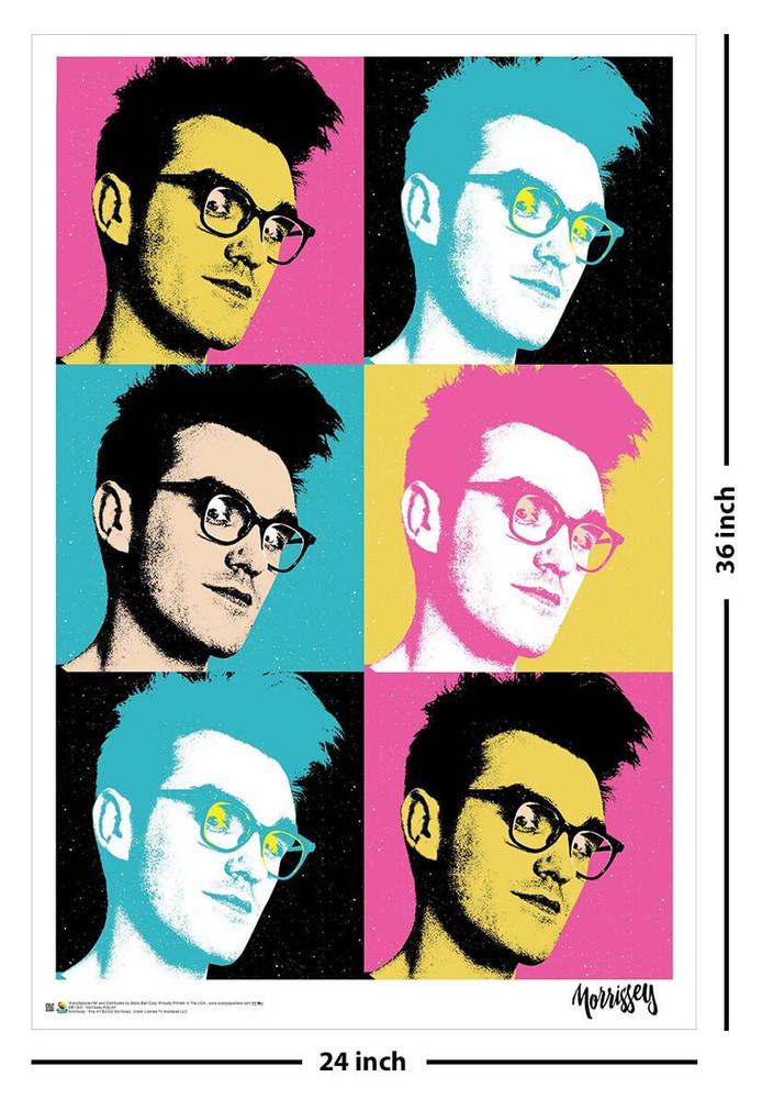 Morrissey - Pop Art Poster 24" x 36"