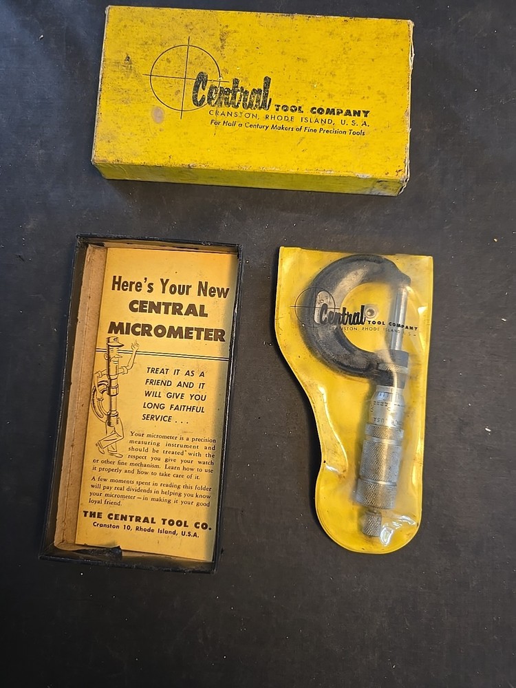 Central Tool Company MICROMETER  12RL" W/ Box