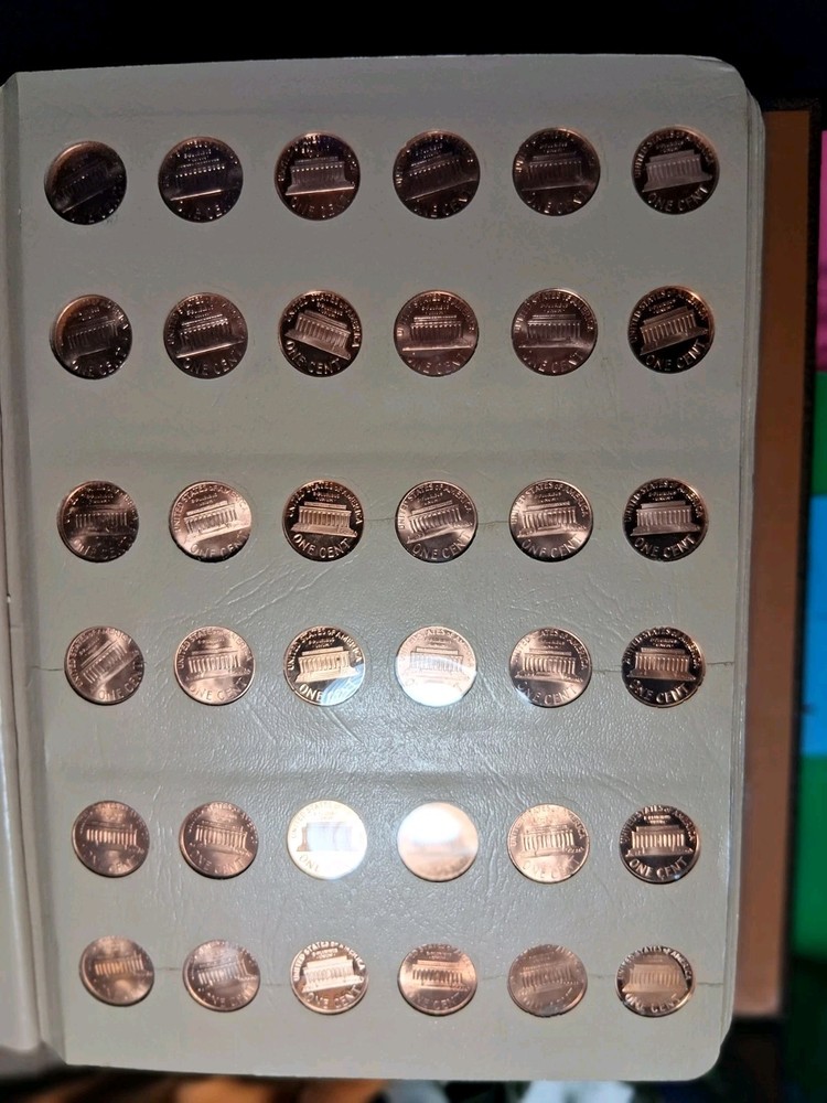 1909-2016 LINCOLN CENTS (317) 3 MISSING. 9 PAGES. GREAT SET.