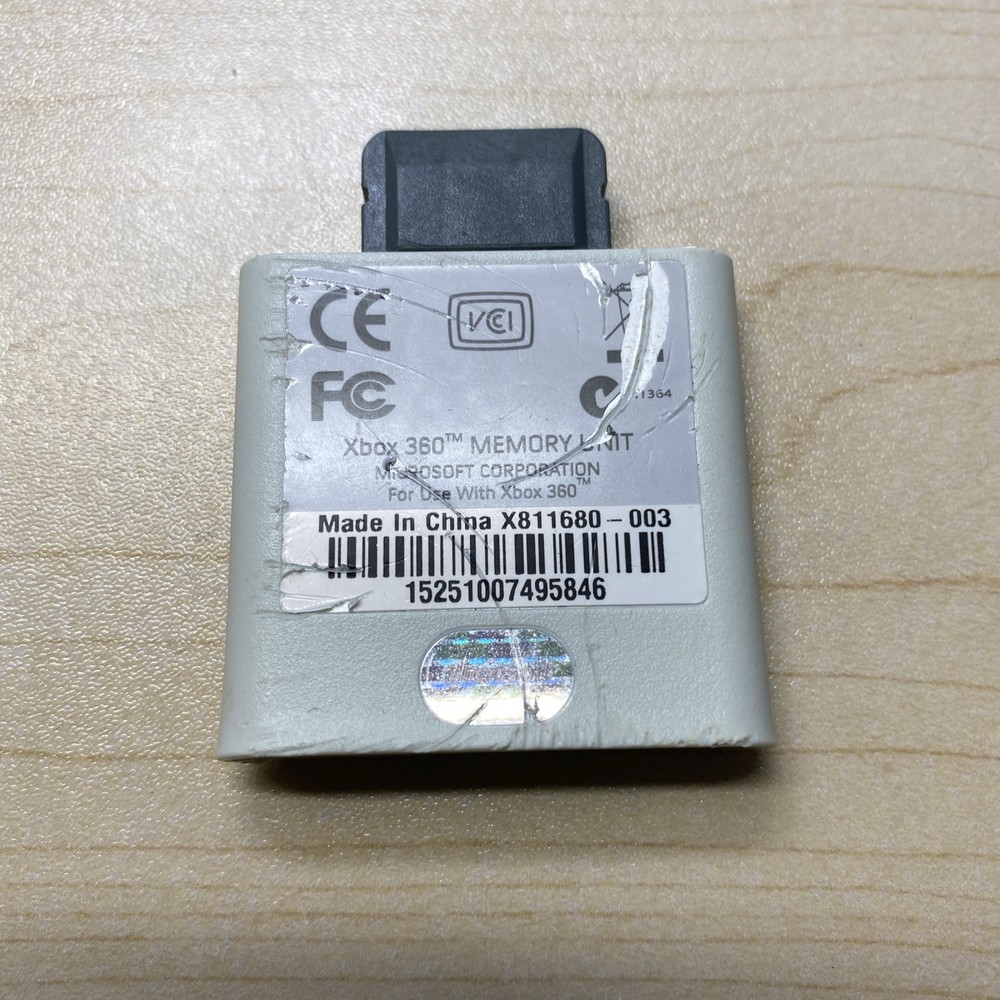 Official OEM Genuine Microsoft Xbox 360 512MB Memory Unit Card, READ
