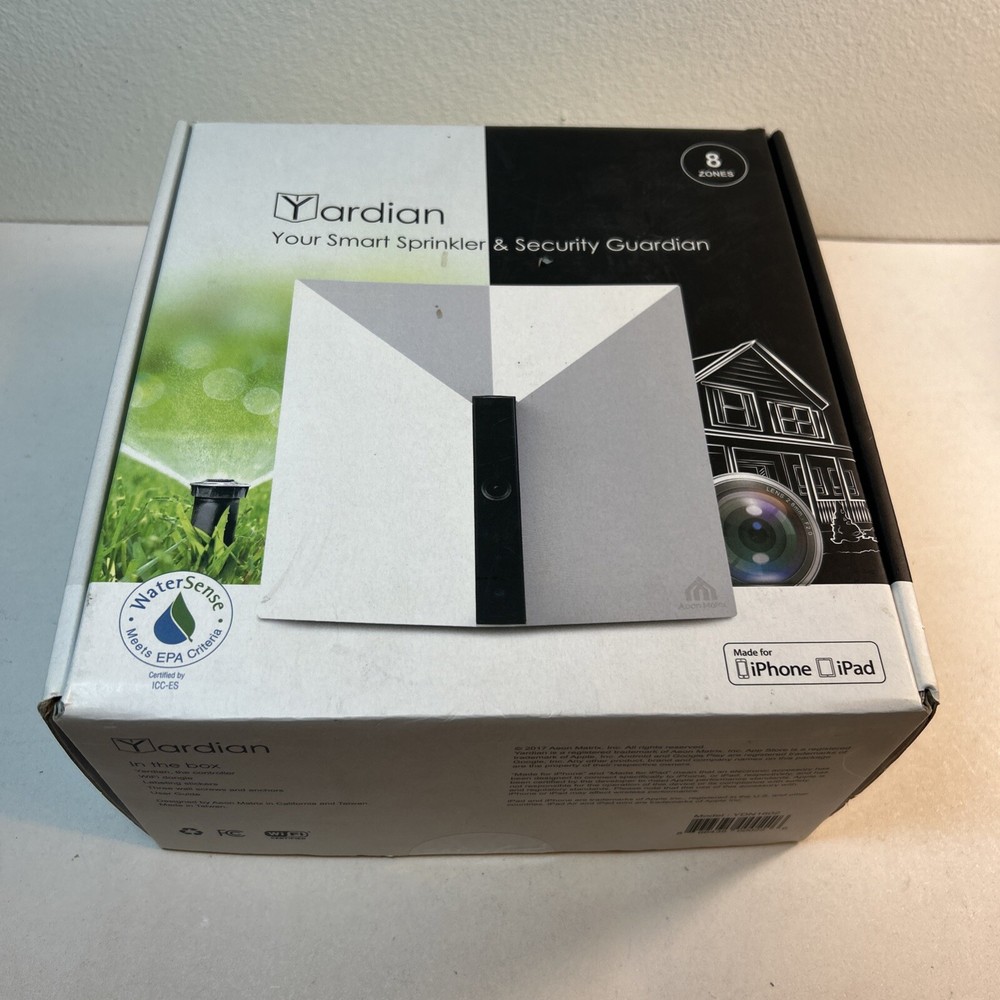 Yardian Wifi Smart 8 Zone Sprinkler Controller  & Security Camera Aeon Matrix￼