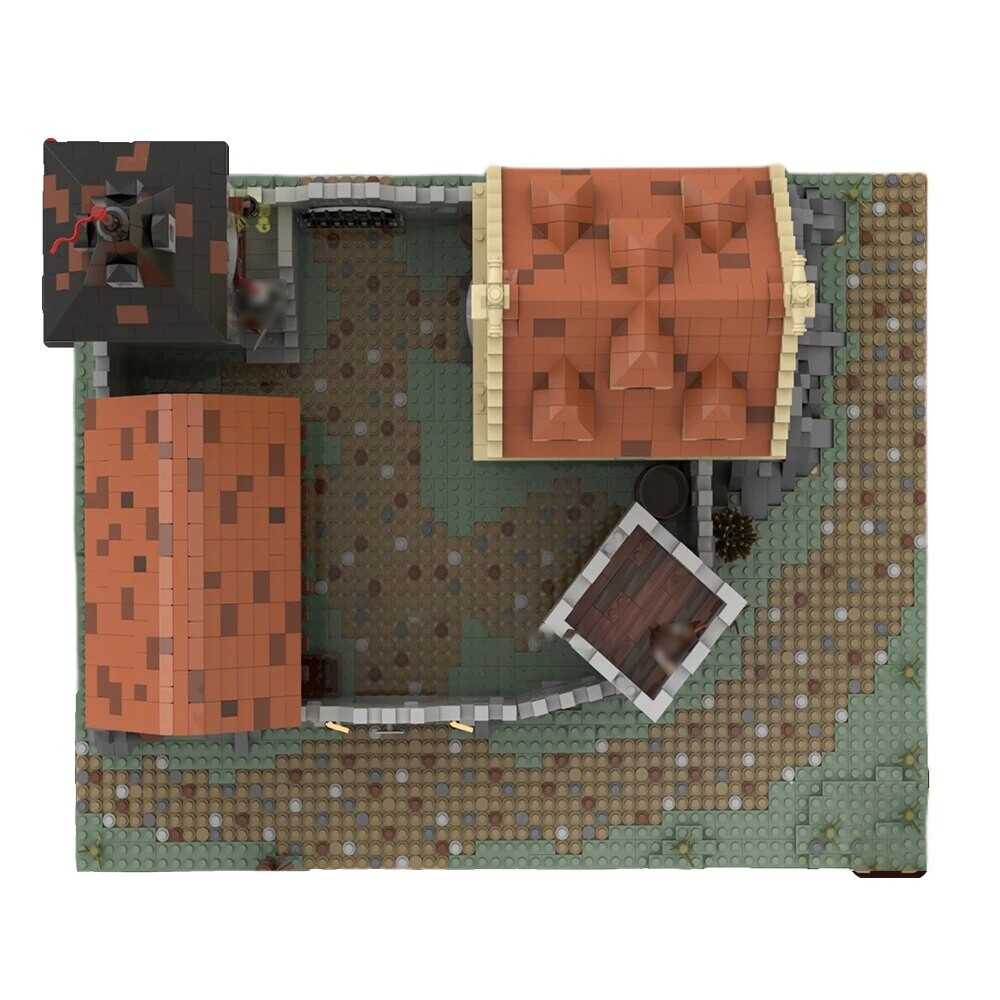 Compatible Medieval Castle 2# Version with Interior Modular Building 4747