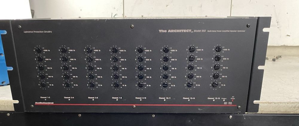AudioControl The Architect Model 950 Multi-Zone Power Amplifier/Speaker Optimize