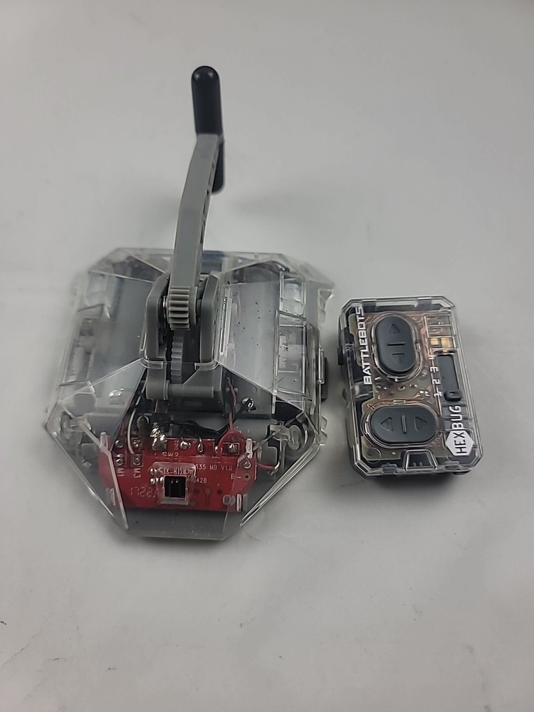 HEXBUG Battlebots Beta with Remote Controllers Transparent Read Description