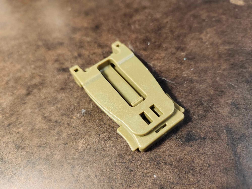 MOLLE Strap Manager Clips, USMC Coyote Brown, 2-Pack