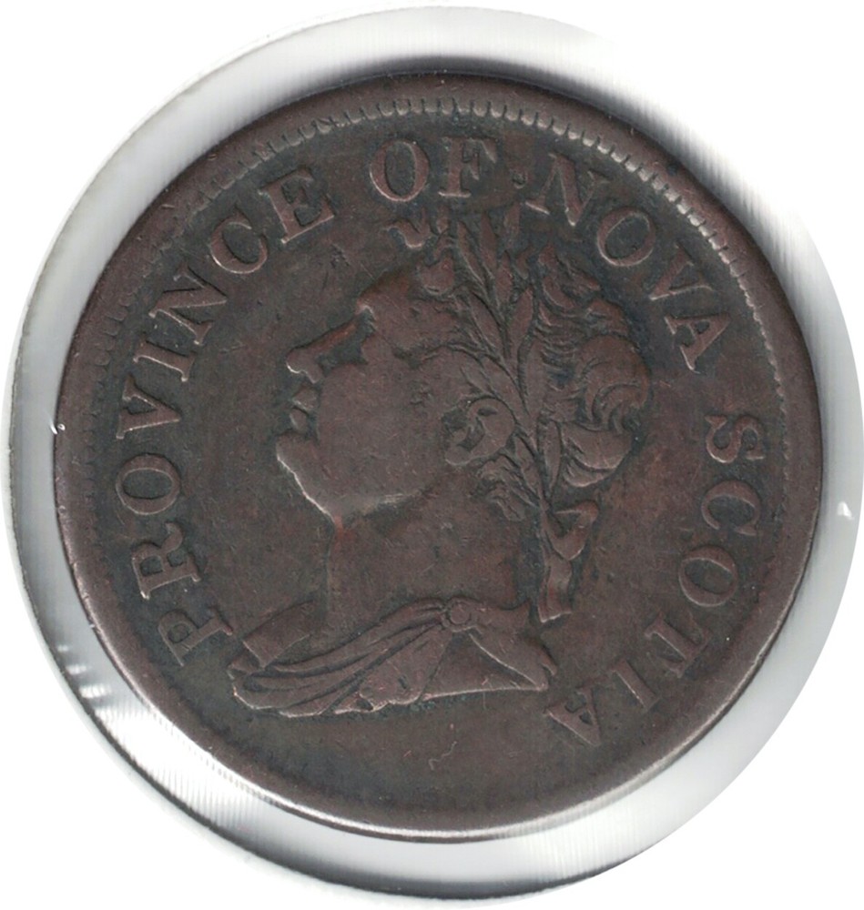 1832 1 ONE PENNY TOKEN NOVA SCOTIA