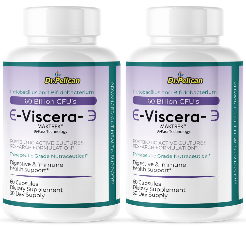 Viscera- Digestive Support- 2 Bottles- 120 Capsules