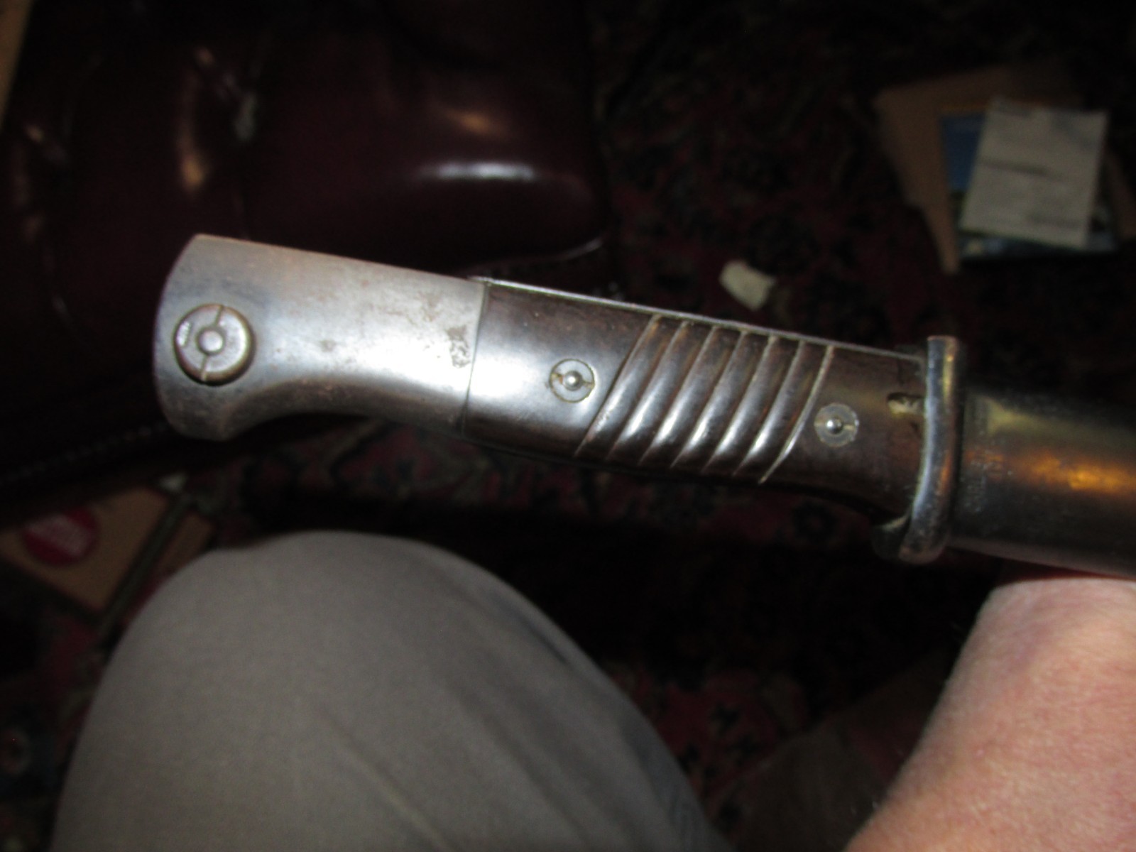 COSMOLINED W.K.C. WWII German Bayonet K98 IN 1939 CARL EICKHORN SCABBARD