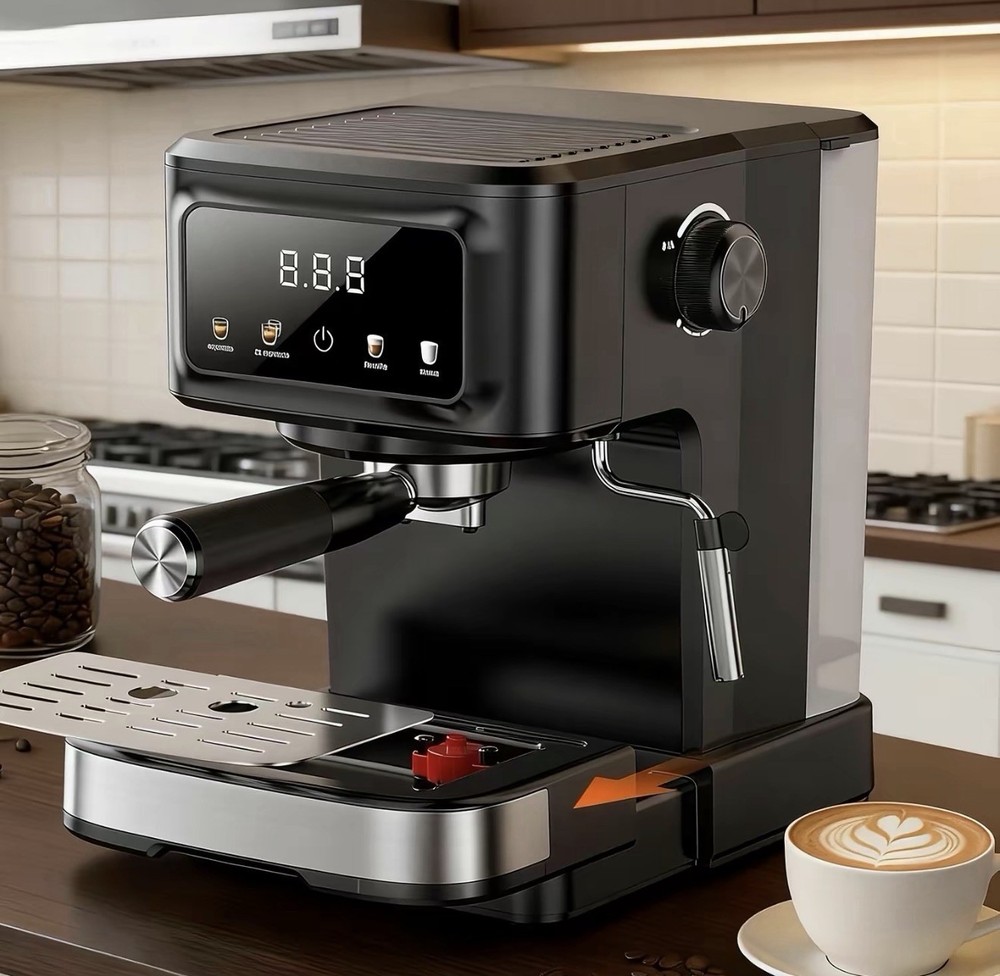 Kismile Espresso Machine 15 Bar Automatic Maker