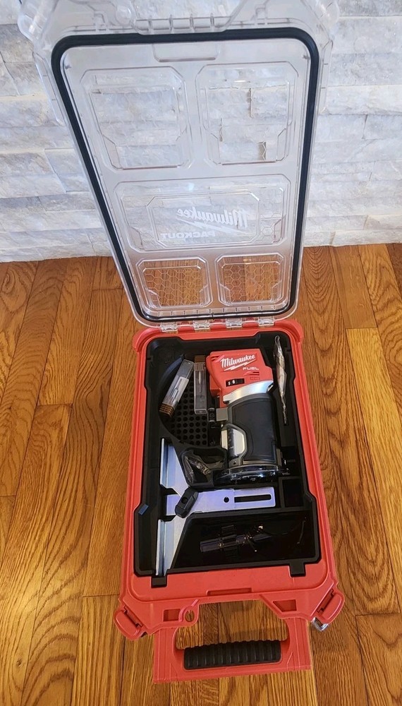 Milwaukee Packout Insert for M18 Fuel Compact Router Black