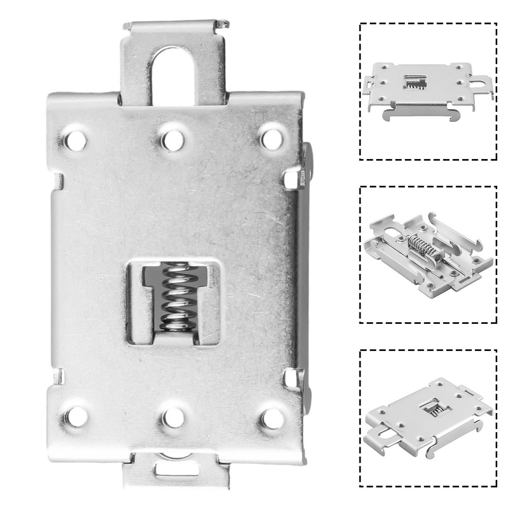 DIN 35mm Solid State Relay Mounting Bracket Fixed Power Switch Guide Rail Buckle