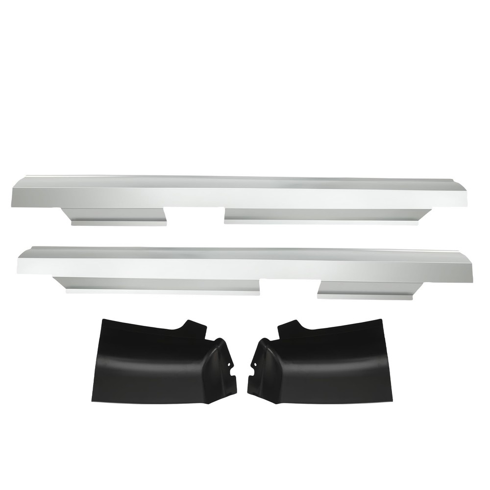 For 2007-2013 Silverado 4 Door Crew Cab Outer Rocker Panel And Cab Corner Pair