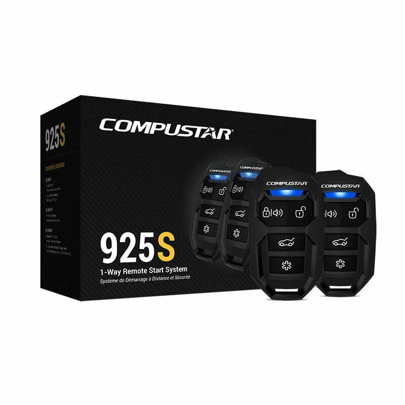 Compustar CS925S 1-Way Remote Start System W/Keyless 2-4 Button Remotes, 1500ft