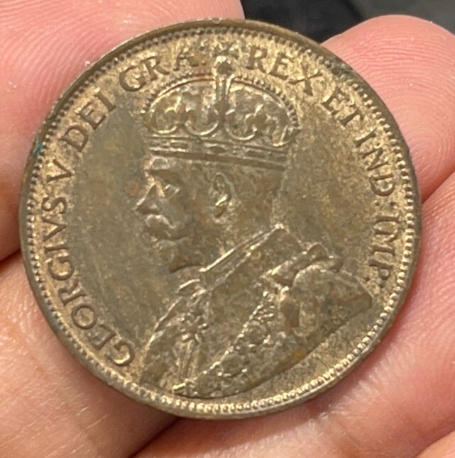 1913 Canada One Large Cent Coin High Grade