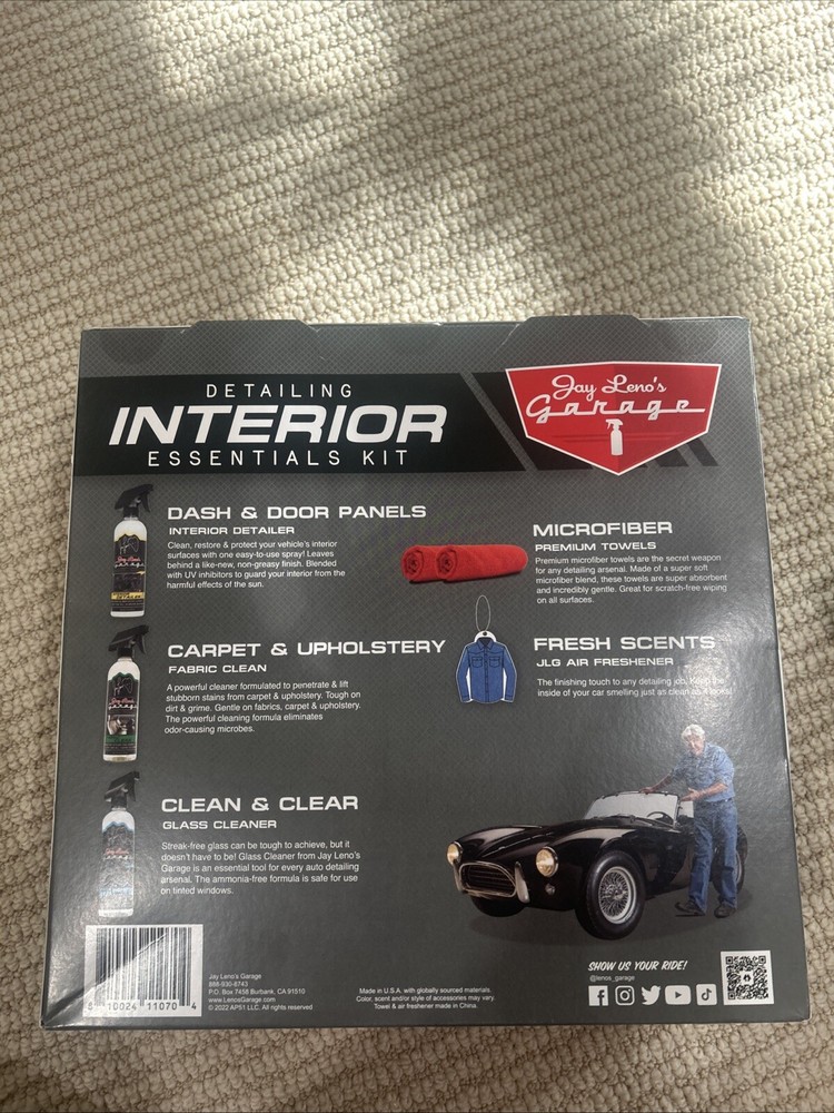 Jay Leno's Garage Detailing Interior Essentials Kit