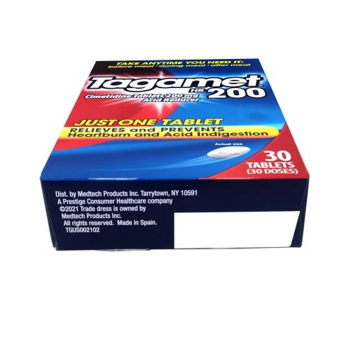 Tagamet Acid Reducer, 200mg Cimetidine Tablets, 30 Count