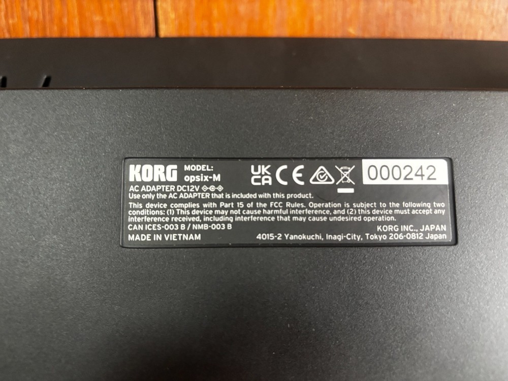 Korg Opsix Module Altered FM Synthesizer Rackmountable Desktop Module w/ box