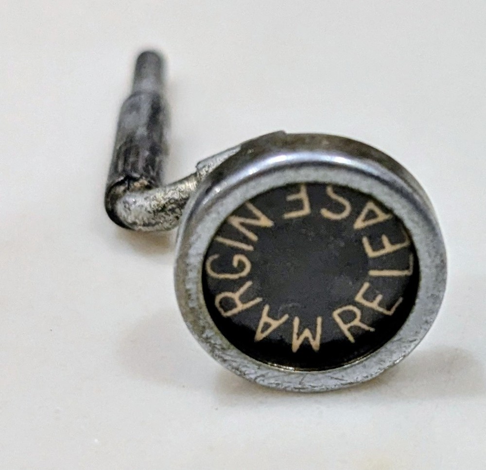 Original Antique Margin Release Button For 1934 Royal Typewriter H Model