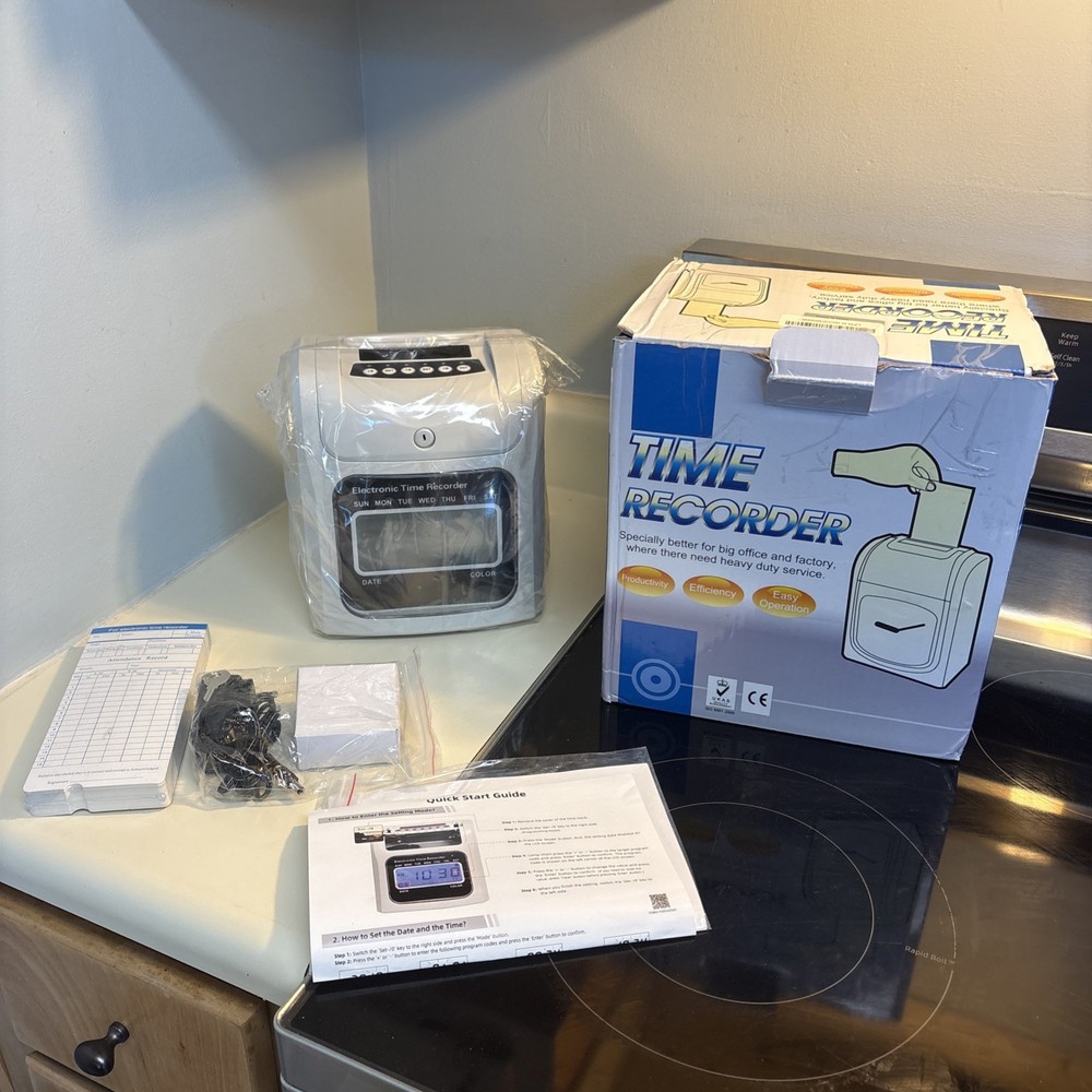 Electronic Time Recorder Time Clock NEW