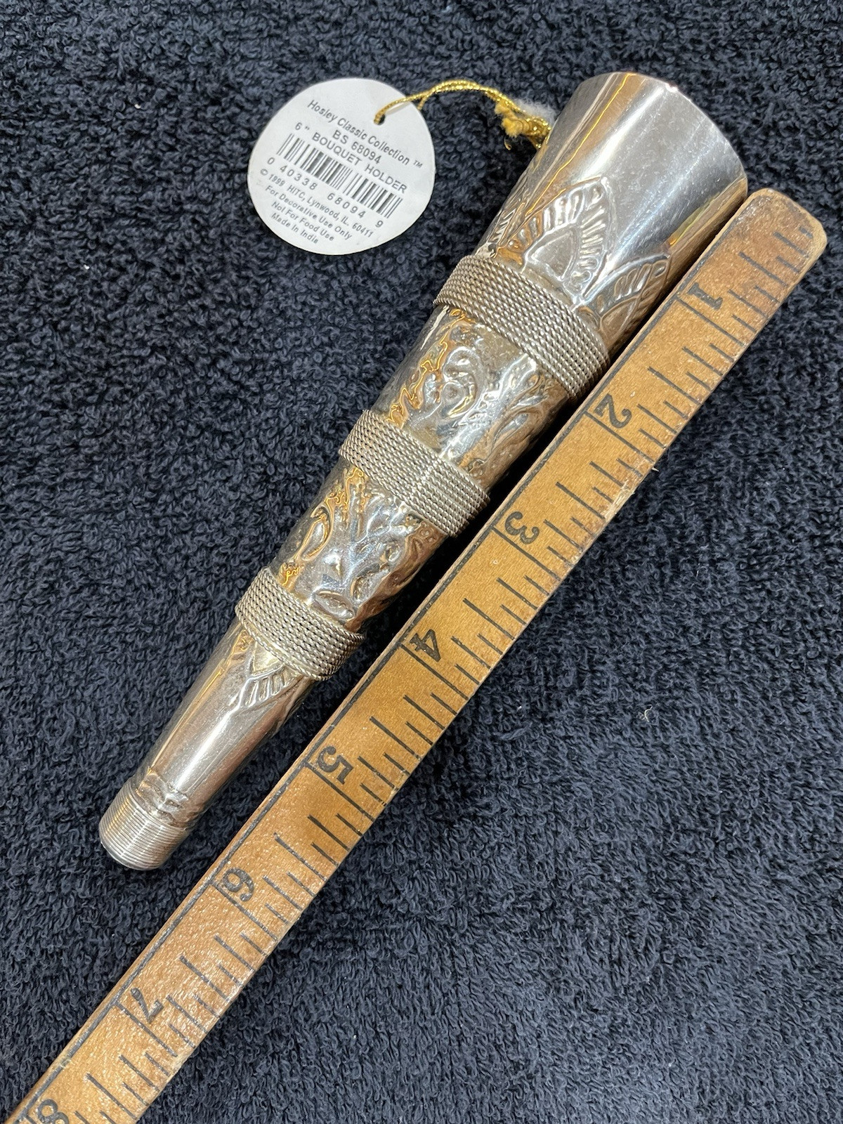 Vtg Hosley Tussie Mussie Bouquet Holder