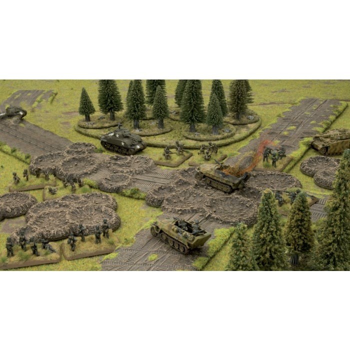 Battlefront Flames of War Cratered Rural Roads Terrain BB143