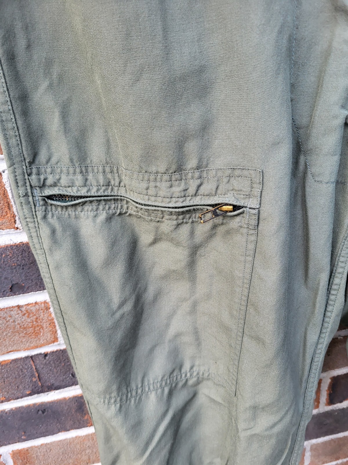 USAF Coveralls Flyers CWU-27P Summer Mens Size 44R Green 90s Military