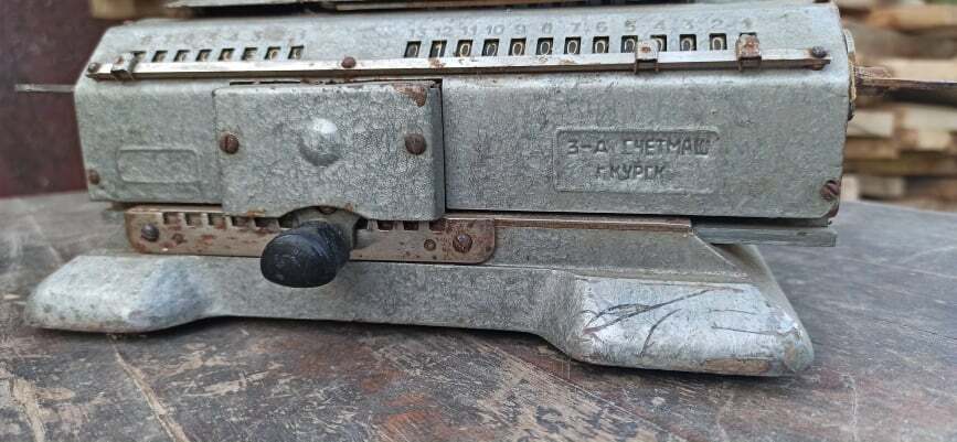 Original Mechanical Calculator "Felix" USSR-Arithmometer Vintage Adding Machine