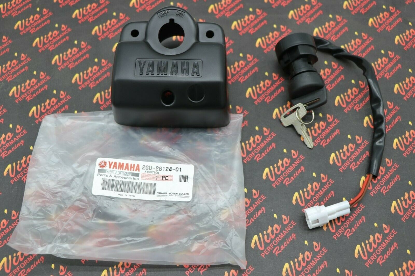 NEW Vito's Yamaha Banshee KEY + PLASTIC COVER on/off switch BRAND NEW 2002-2006