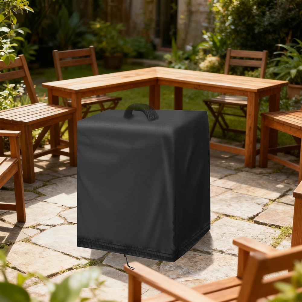 Fire Pit Table Cover for Electactic 20" Square Smokeless Propane Fire Pit Tab...