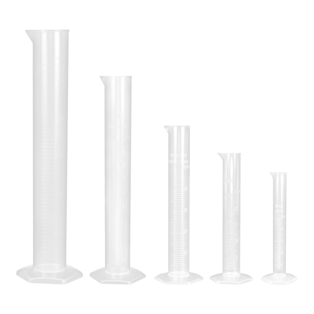 Milliliter Measuring Tools Clear Plastic Cylinder Graduated 100ml
